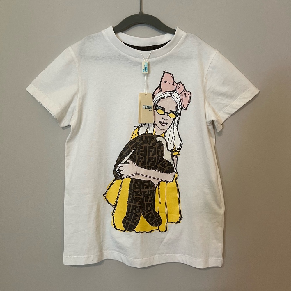 FENDI Girls Graphic T-Shirt